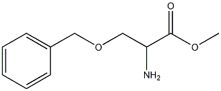 2-AMINO-3-BENZYLOXY-PROPIONIC ACID METHYL ESTER 结构式