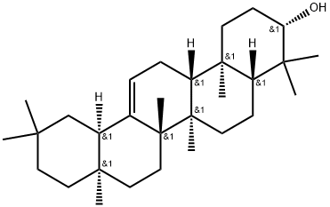 β-香树脂醇 结构式