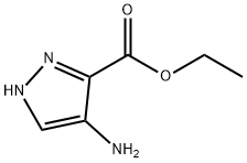 4-氨基吡唑-5-羧酸乙酯 结构式