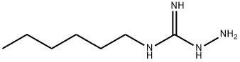 Hydrazinecarboximidamide,  N-hexyl- 结构式