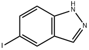 5-碘-1H-吲唑 结构式