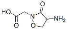 2-Isoxazolidineacetic acid, 4-amino-3-oxo- (9CI) 结构式