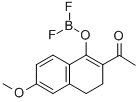 1-(1-(DIFLUOROBORYL)OXY-3,4-DIHYDRO-6-METHOXY-NAPHTHALEN-2-YL)-ETHANONE INNER COMPLEX 结构式