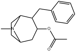 2-Benzyltropan-3-ol acetate 结构式