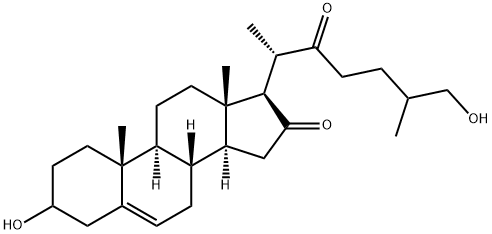 3,26-Dihydroxycholest-5-ene-16,22-dione 结构式