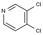 3,4-二氯吡啶 结构式