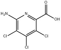 2-Pyridinecarboxylic acid, 6-amino-3,4,5-trichloro- 结构式