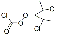 2,3-Dichloro-2,3-dimethylcyclopropaneperoxycarboxylic acid chloride 结构式