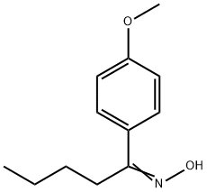 1-(4-Methoxyphenyl)-1-pentanone oxime 结构式