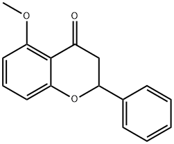 5-甲氧基黄烷酮 结构式