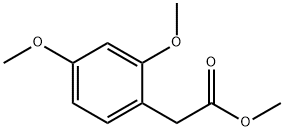 2-(2,4-二甲氧基苯基)乙酸甲酯 结构式