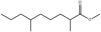 2,6-Dimethylnonanoic acid methyl ester 结构式