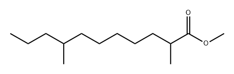 2,8-Dimethylundecanoic acid methyl ester 结构式