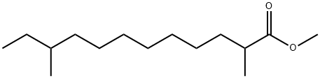 2,10-Dimethyllauric acid methyl ester 结构式