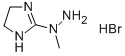 2-(1-甲基肼基)-4,5-二氢-1H-咪唑氢溴化物 结构式