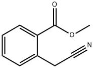 邻氰甲基苯甲酸甲酯 结构式