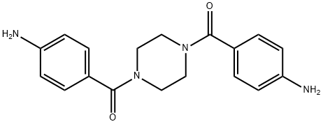 1,4-bis(4-aminobenzoyl)piperazine 结构式