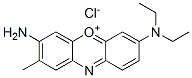 3-amino-7-(diethylamino)-2-methylphenoxazin-5-ium chloride 结构式