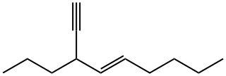 (E)-4-Ethynyl-5-decene 结构式