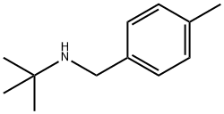 N-(4-甲基苄基)叔丁基胺 结构式
