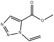 1H-1,2,3-Triazole-5-carboxylicacid,1-ethenyl-,methylester(9CI) 结构式