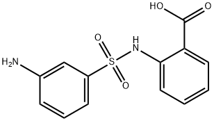 2-(3-氨基-苯磺酰氨基)-苯甲酸 结构式