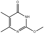 5,6-二甲基-4-羟基-2-甲氧基嘧啶 结构式