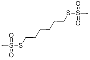 1,6-HEXANEDIYL BISMETHANETHIOSULFONATE 结构式