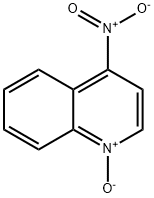 4-硝基喹啉-N-氧化物 结构式