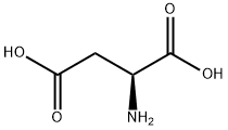 L-天门冬氨酸 结构式