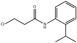 3-chloro-N-(2-isopropylphenyl)propanamide 结构式