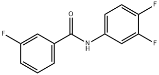 Benzamide, N-(3,4-difluorophenyl)-3-fluoro- (9CI) 结构式