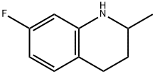 7-氟-2-甲基-1,2,3,4-四氢喹啉 结构式