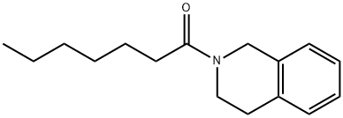 Isoquinoline, 1,2,3,4-tetrahydro-2-(1-oxoheptyl)- (9CI) 结构式
