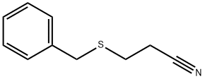 3-苄基硫代丙腈 结构式