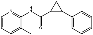 Cyclopropanecarboxamide, N-(3-methyl-2-pyridinyl)-2-phenyl- (9CI) 结构式