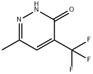 6-Methyl-4-(trifluoromethyl)-2,3-dihydropyridazin-3-one 结构式