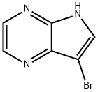3-溴-4,7-二氮杂吲哚 结构式