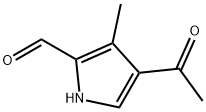 1H-Pyrrole-2-carboxaldehyde, 4-acetyl-3-methyl- (9CI) 结构式