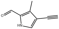 1H-Pyrrole-2-carboxaldehyde, 4-ethynyl-3-methyl- (9CI) 结构式