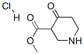 4-哌啶酮-3-羧酸甲酯盐酸盐 结构式