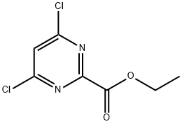 4,6-二氯嘧啶-2-甲酸乙酯 结构式