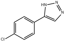 4-(4-Chlorophenyl)-1H-1,2,3-triazole 结构式