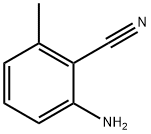 2-氨基-6-甲基苯腈 结构式