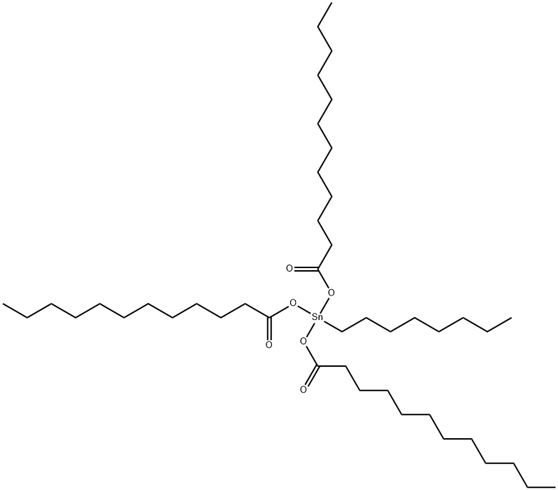 tris(lauroyloxy)octylstannane 结构式