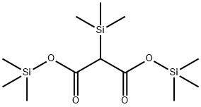 (Trimethylsilyl)malonic acid bis(trimethylsilyl) ester 结构式