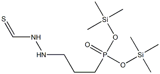 [3-(Isothiocyanatoamino)propyl]phosphonic acid bis(trimethylsilyl) ester 结构式