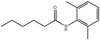 N-(2,6-Dimethylphenyl)hexanamide 结构式