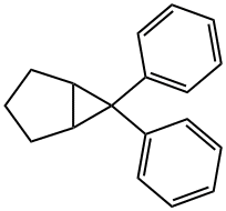 6,6-Diphenylbicyclo[3.1.0]hexane 结构式