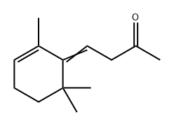 4-(2,6,6-Trimethyl-2-cyclohexen-1-ylidene)-2-butanone 结构式